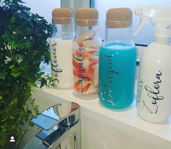 Custom Vinyl Storage Labels  | Mrs Hinch Style Personalized Decal Stickers for Container in Kitchen & Home Organisation,home edit