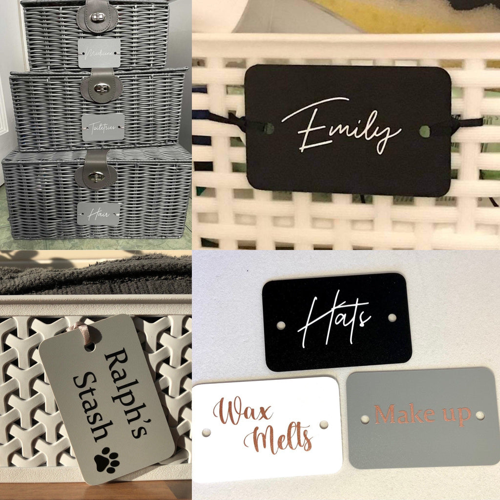 2 hole Loop Basket Tags, Hole Basket Tags | Box Tag Labels | Gift Tags ...