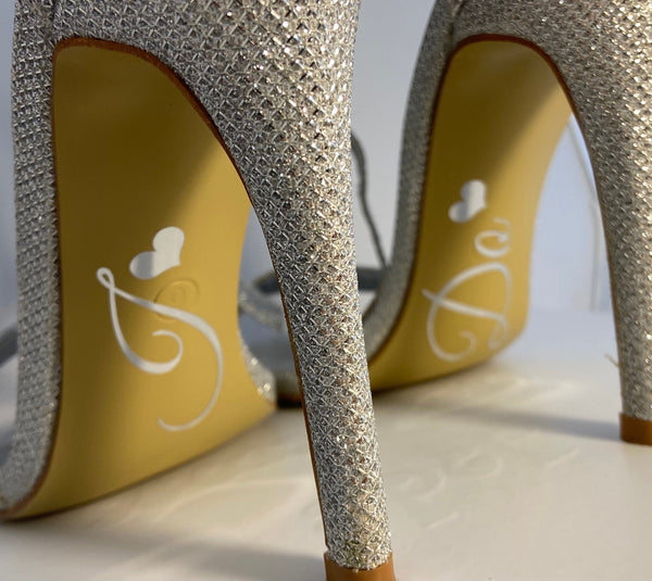 I Do wedding shoe vinyl ,something blue