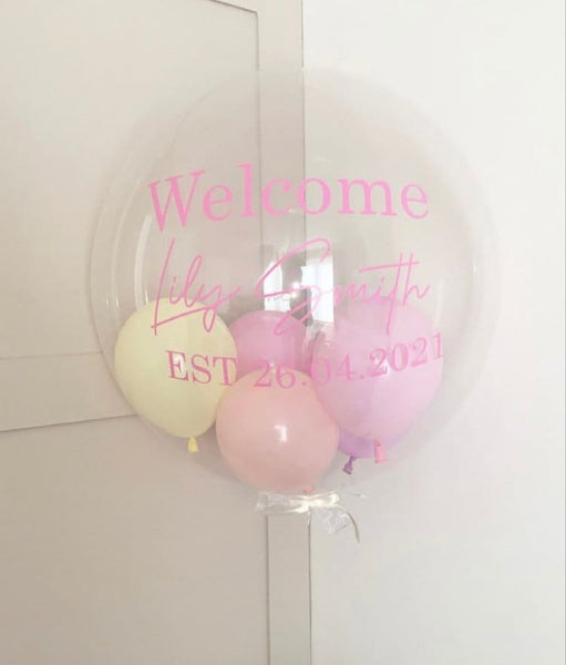 Balloon Stickers, Custom Decal Vinyl,Personalised Labels ,For party balloons, birthday balloons, confetti balloons, wedding decor,signage
