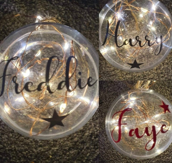 Christmas Bauble Stickers, Name Decals, DIY Labels, Glitter Decor, , Gift Stickers, Glass Decals. cracker sticker, sticker, name sticker