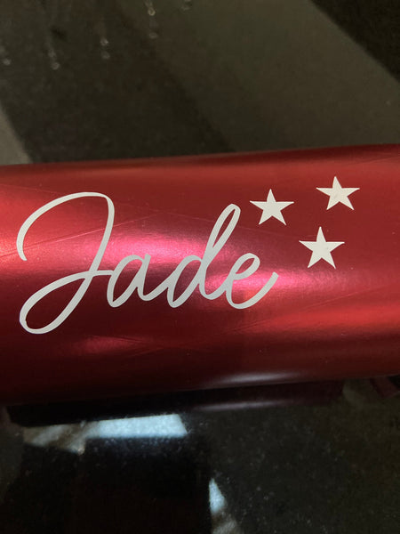 Christmas Cracker Stickers, Name Decals, DIY Labels, Glitter Decor, , Gift Stickers, Glass Decals. cracker sticker, bauble  name sticker