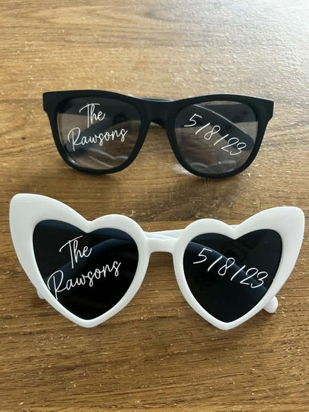 DIY Sunglasses sticker Personalise your own sunglasses/DECAL ONLY