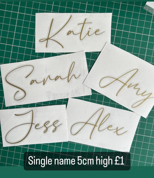 Will you be my Bridesmaid sticker / flower gir/Maid of honour/Bestman/groomsman plus name. Proposal Vinyl sticker Name and Role included