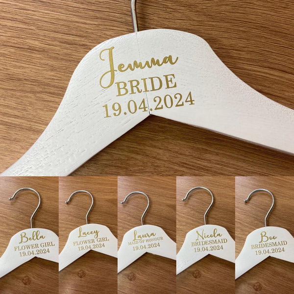 Wedding hanger stickers
