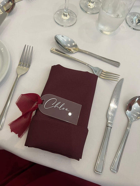 Vinyl  sticker  names ideal for favours, glasses bags,  boxes , table names, wedding names