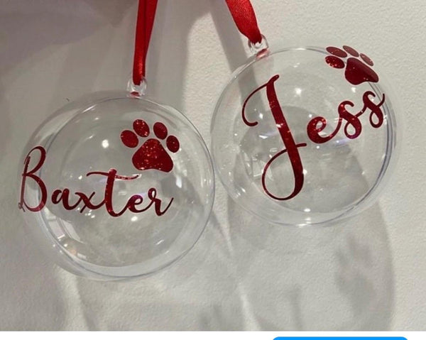 Christmas Bauble Stickers, Name Decals, DIY Labels, Glitter Decor, , Gift Stickers, Glass Decals. cracker sticker, sticker, name sticker