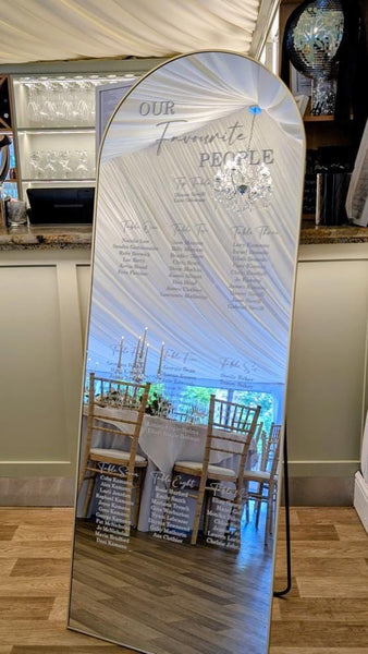 Seating plan heading, Our favourite  people, Table plan, Be our guest, Find your seat, Your seat awaits/ Free name and date