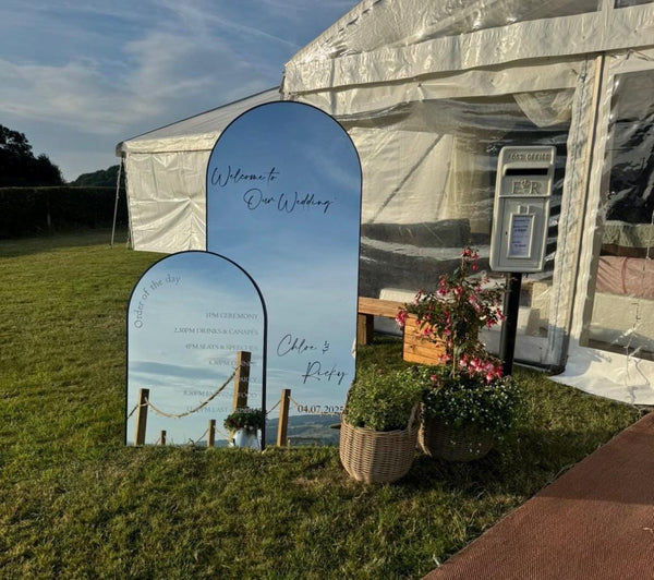 Welcome to our wedding selfie mirror vinyl sticker, Personalised Names, Selfie Mirror, Guest Photos/Pictures, Vinyl  DIY Wedding Sign