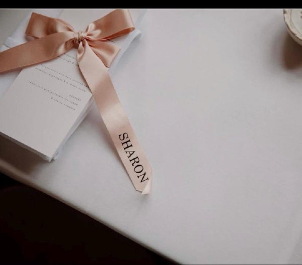 Personalised HTV for ribbon 13mm high, Name personalisation for bows, wedding iron on transfers for ribbon,DIY BRIDE,3 font styles availble