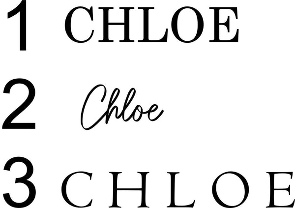 Personalised HTV for ribbon 13mm high, Name personalisation for bows, wedding iron on transfers for ribbon,DIY BRIDE,3 font styles availble