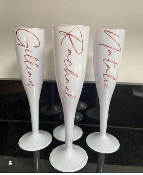 Wedding  Name Vinyl sticker  - Custom Name Vinyl Stickers - Wedding Decor label - Wine Glass Decal- Bridesmaid Box Decal - Name Stickers