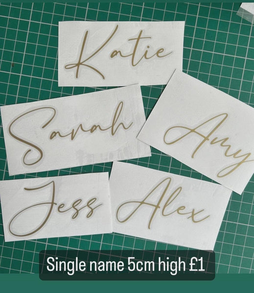 Will you be my Bridesmaid sticker/flower gir/Maid of honour/Bestman/groomsman plus name. Proposal Vinyl sticker *Free name decal*