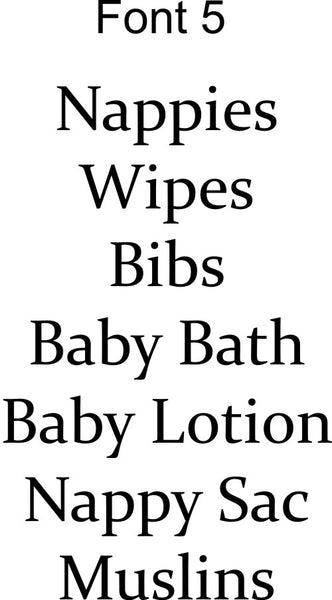 Baby Label  Bundle