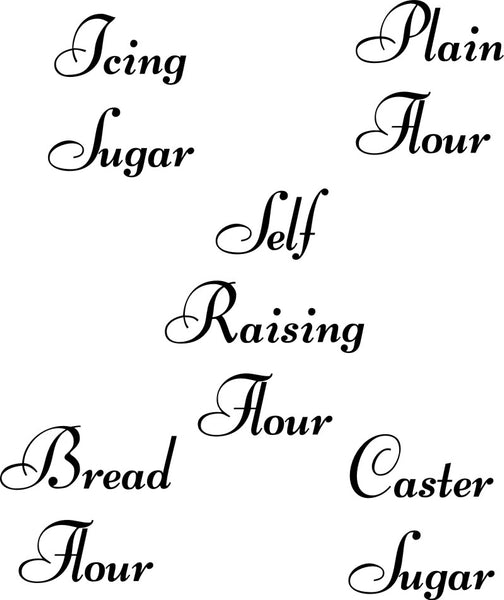 Baking (Pantry)label  Bundle