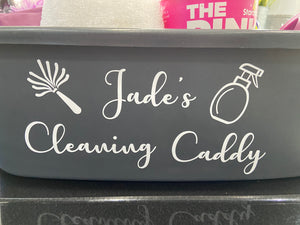 Cleaning Caddy label