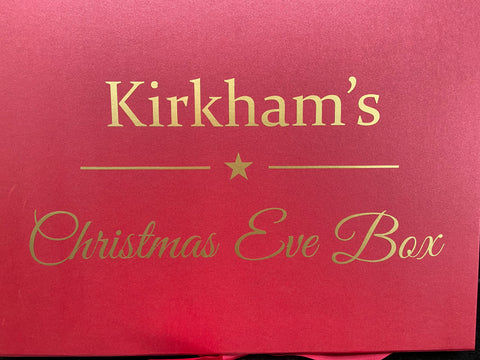 Personalised Christmas Eve  box label 25cm wide