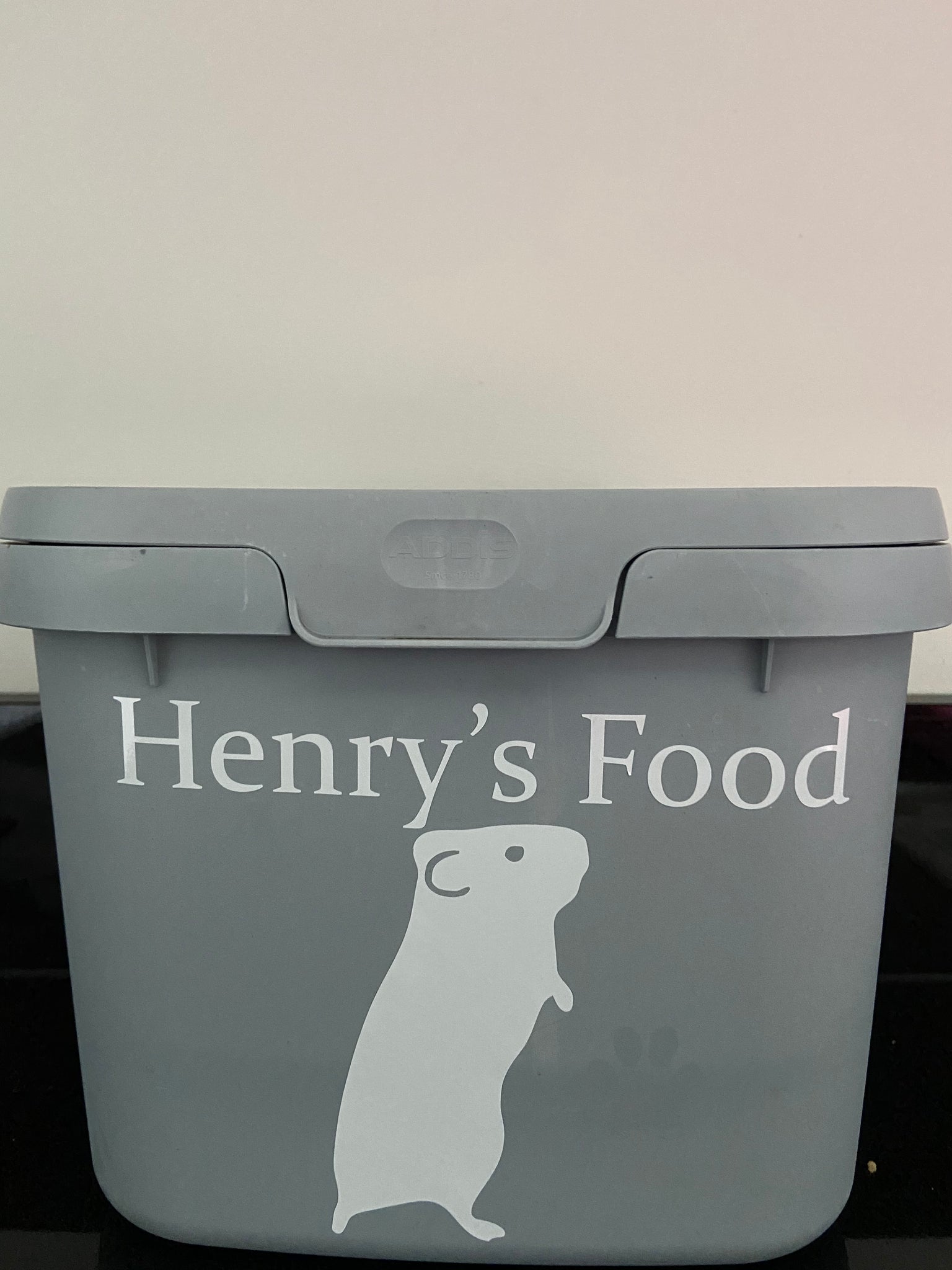 Personalised Hamster  label