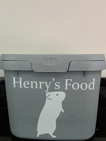 Personalised Hamster  label