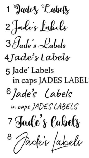 Wedding Day Gift Box  Name and Role Labels