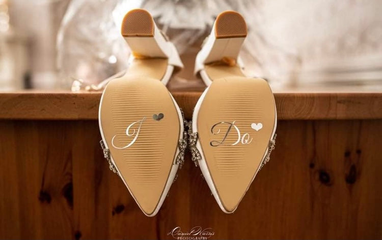 I do  Wedding Day Shoe Labels