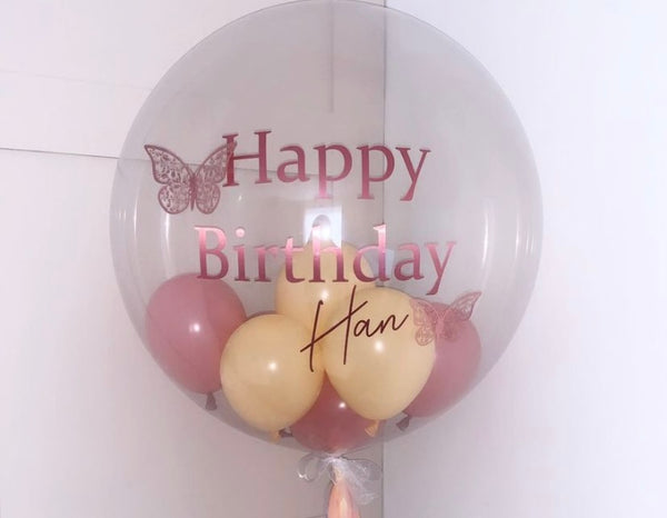 Balloon vinyl decal