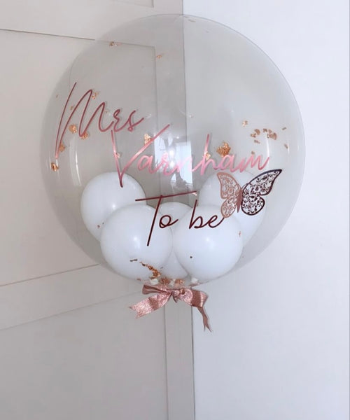 Balloon vinyl decal