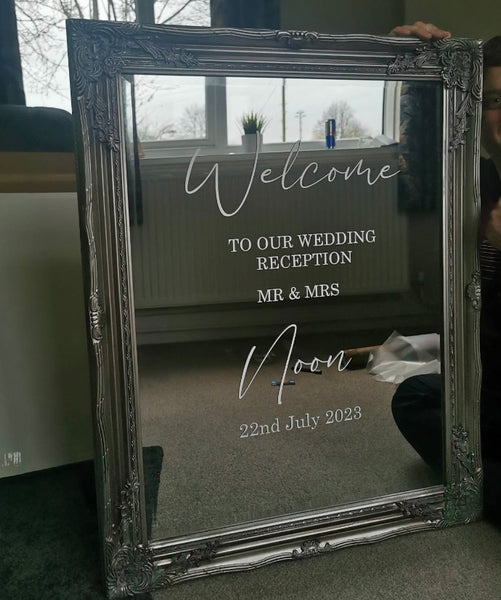 70cm Vinyl Decal Sticker for DIY Wedding Welcome Sign