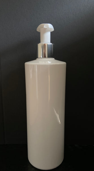 Personalized white 500ml  pump bottle