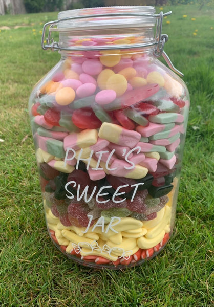 Personalised sweet jar labels